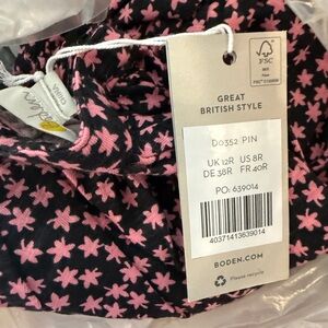 Boden Notch Neck Jersey Midi Dress. NWT